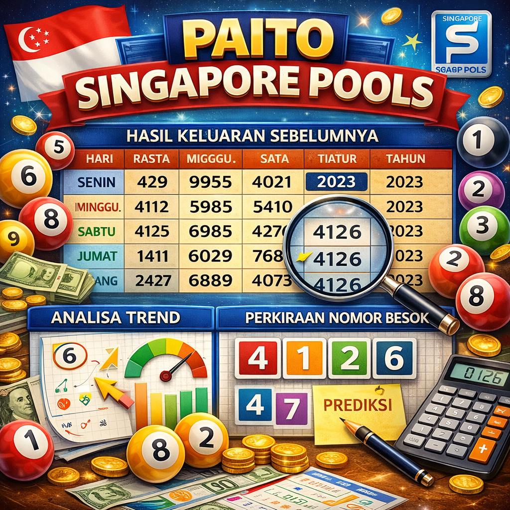 Singapore pool sore ini: paito togel dijelaskan edukatif cara baca data, batasan analisis, risiko finansial, dan tips kontrol serta keamanan akun.