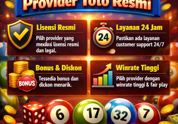 Panduan singkat memilih provider Toto resmi: cek lisensi, reputasi, keamanan data, metode pembayaran, dan layanan CS agar bermain lebih aman tiap hari.