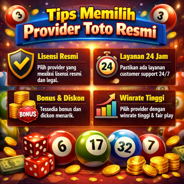 Panduan singkat memilih provider Toto resmi: cek lisensi, reputasi, keamanan data, metode pembayaran, dan layanan CS agar bermain lebih aman tiap hari.