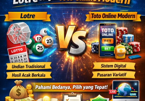 Kupas Tuntas Perbedaan Lotre dengan Toto Online Modern