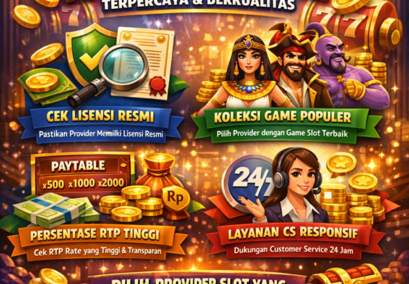 Tips Memilih Provider Slot Resmi Terpercaya dan Berkualitas