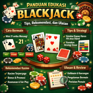 Panduan Edukasi Blackjack: Tips, Rekomendasi, dan Ulasan