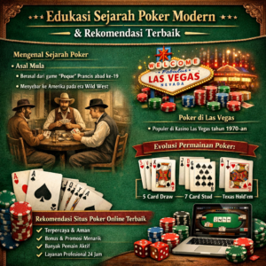 Edukasi Sejarah Poker Modern dan Rekomendasi Terbaik