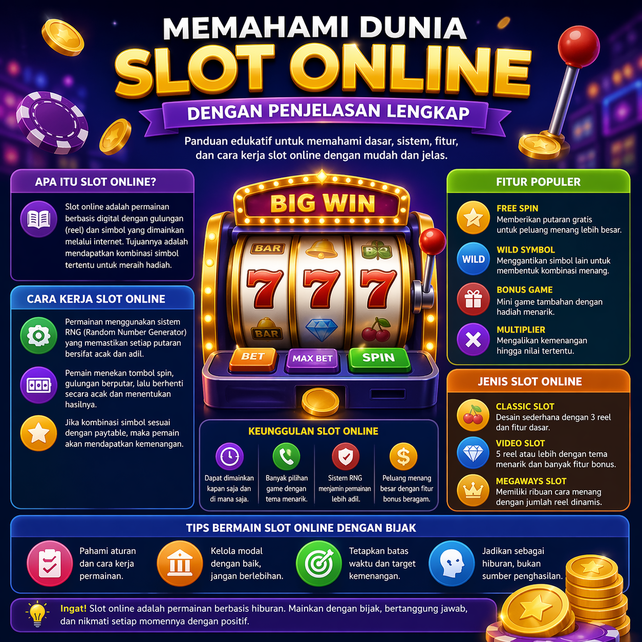 Memahami Dunia Slot Online dengan Penjelasan Lengkap