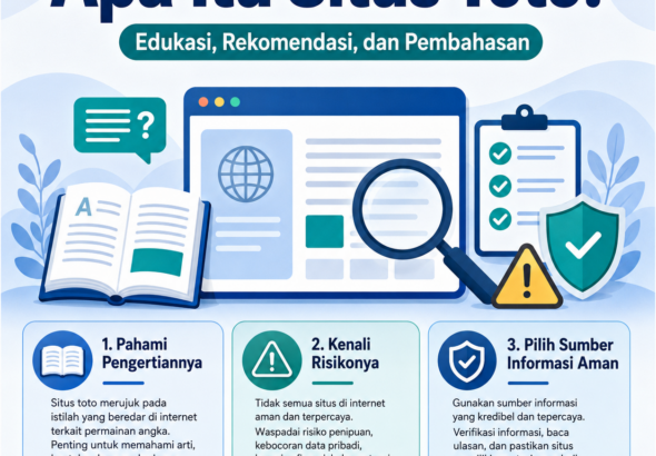 Apa Itu Situs Toto? Edukasi, Rekomendasi, dan Pembahasan