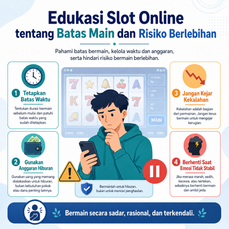 Edukasi Slot Online tentang Batas Main dan Risiko Berlebihan